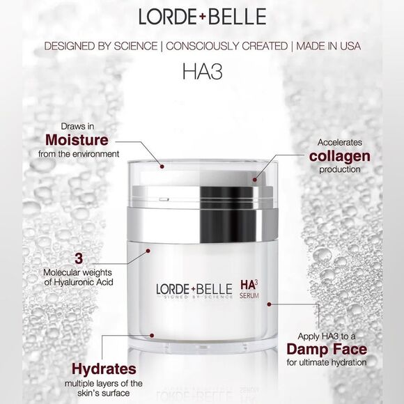 Lorde + Belle HA3 Serum NWT / NIB - Picture 2 of 8